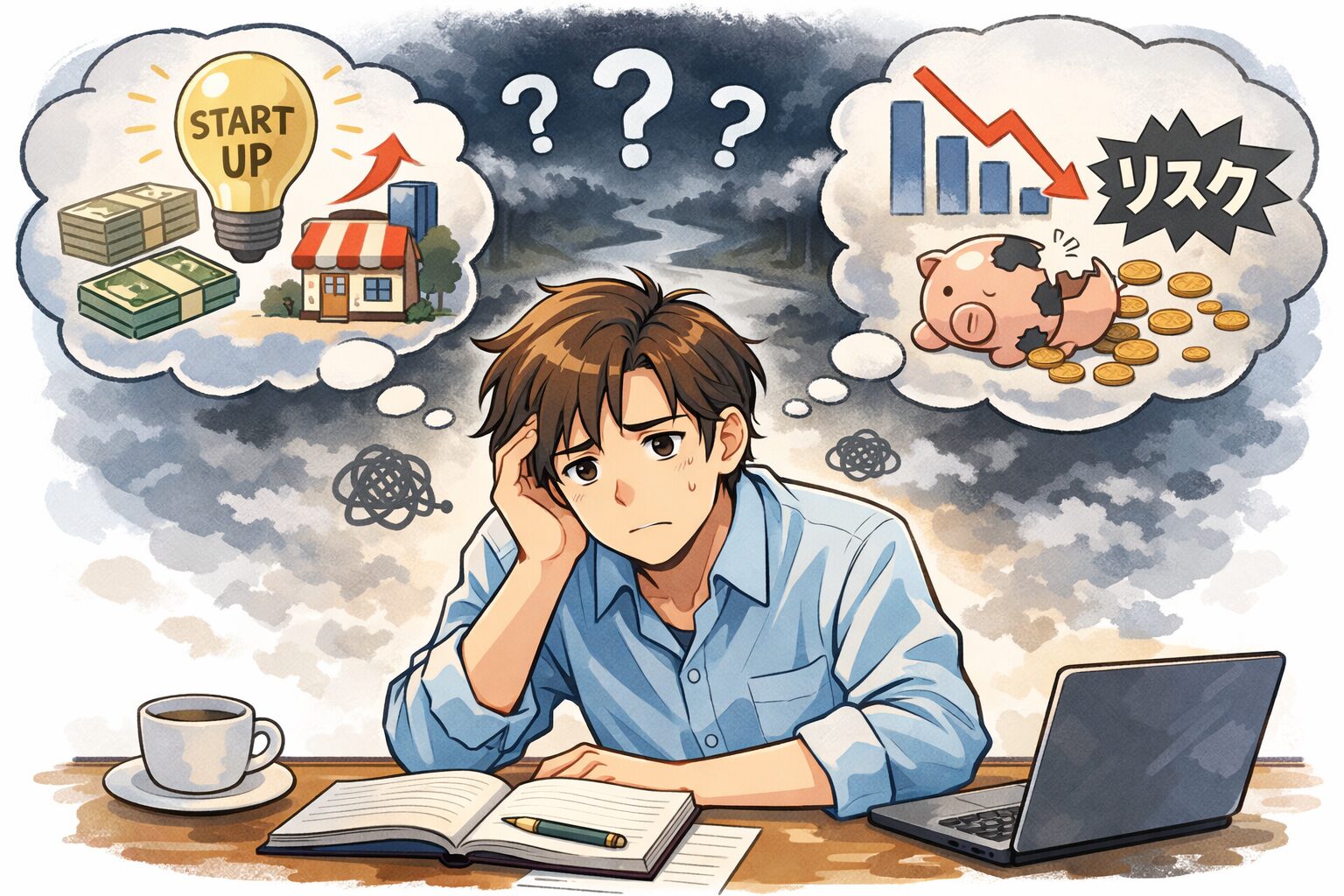 悩んで前が見えません!