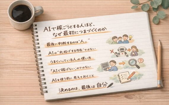 AIで稼ごうとする人ほど、つまずく理由