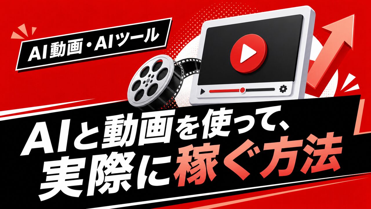 AIと動画を使って、実際に稼ぐ方法